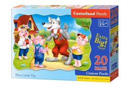 Puzzle 20el. MAXI Three Little Pigs