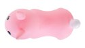 Skoczek gumowy dla dzieci KRÓLIK 56 cm różowy do skakania z pompką