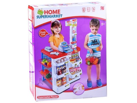 Kasa fiskalna SUPERMARKET koszyk Sklep ze skanerem ZA2681