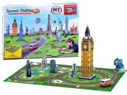 Puzzle 3D mata wieża Eiffla, Big Ben autko ZA2536