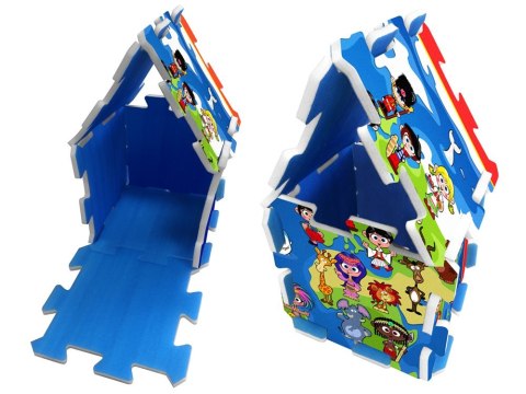 Piankowe puzzle Dzieci Świata mata do zabawy 93x93cm ZA3149