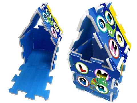 Puzzle piankowe - edukacyjna mata dla dzieci ALFABET dżungla 93x93cm ZA3148