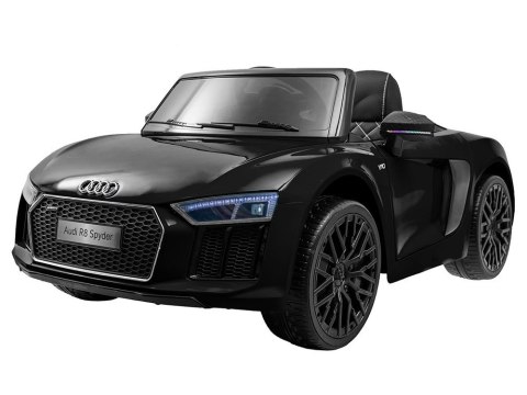 Autko na akumulator AUDI R8 Spyder + pilot PA0182 czarny