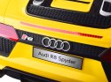 Autko na akumulator AUDI R8 Spyder + pilot PA0182 żółty