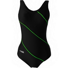 AQUASPEED STRÓJ KĄPIELOWY SOPHIE 40 CZARNO-ZIELONY