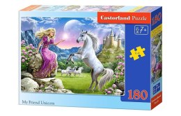 Puzzle 180 elementów My Friend Unicorn