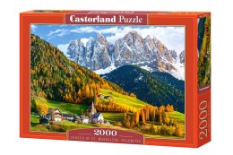 Puzzle 2000 el. Church of St. Magdalena, Dolomites
