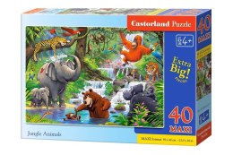 Puzzle 40 el. MAXI Jungle Animals