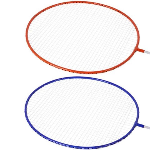 NILS NRZ052 STEEL / ZESTAW DO BADMINTONA 2 RAKIETY + LOTKI JUNIOR NILS