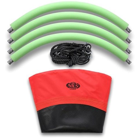 NILS NB5003 BOCIANIE GNIAZDO HUŚTAWKA NIEBIESKI CZERWONY POMARAŃCZOWY ŚR.90 CM NILS