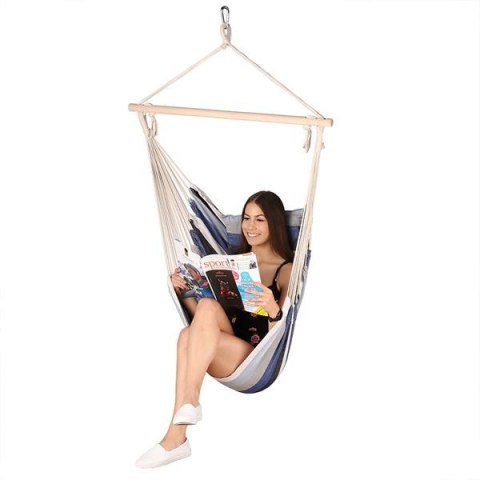 NILS NC3107 NIEBIESKI KRZESŁO BRAZYLIJSKIE NILS CAMP