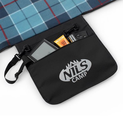 NILS NC8002 NIEBIESKI KRATKA KOC PIKNIKOWY 250x200 PE ALU NILS CAMP