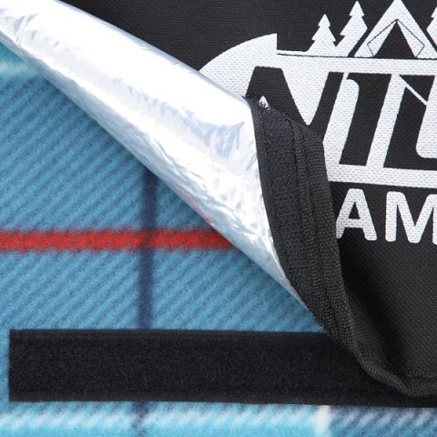 NILS NC8002 NIEBIESKI KRATKA KOC PIKNIKOWY 250x200 PE ALU NILS CAMP