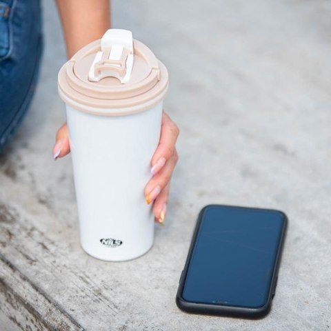 NILS CAMP NCB18 BIAŁY KUBEK TERMICZNY NILS CAMP