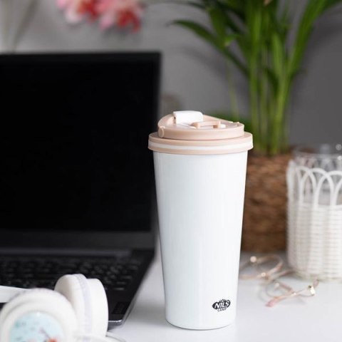 NILS CAMP NCB18 BIAŁY KUBEK TERMICZNY NILS CAMP