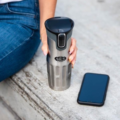 NILS NCC06 SREBRNY KUBEK TERMICZNY NILS CAMP