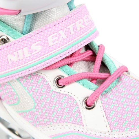 NILS EXTREME NA14198 BIAŁO-TURKUSOWY ROZM. L(39-42) ŁYŻWOROLKI NILS EXTREME