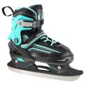 NILS EXTREME NH18190 2w1 CZARNO-NIEBIESKI ROZM.L(39-43) ŁYŻWOROLKI Z WYM. PŁ. HOKEJOWĄ NILS EXTREME