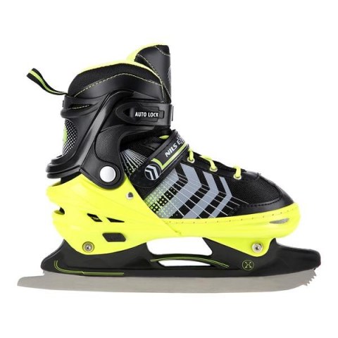 NILS EXTREME NH18192 4w1 CZARNO-ZIELONY ROZM.L(39-43) ŁYŻWOROLKI Z WYM. PŁ. HOKEJOWĄ NILS EXTREME