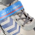 NILS EXTREME NH18192 4w1 SZARO-NIEBIESKI ROZM.L(39-43) ŁYŻWOROLKI Z WYM. PŁ. HOKEJOWĄ NILS EXTREME