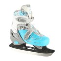 NILS EXTREME NH18331 4w1 NIEBIESKI ROZM.M(35-38) ŁYŻWOROLKI Z WYM. PŁOZĄ HOKEJOWĄ NILS EXTREME