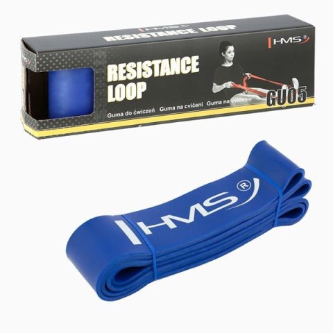 HMS GU05 BLUE 64 x 4.5 x 2080 MM GUMA DO ĆWICZEŃ HMS