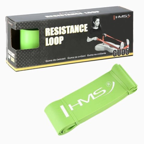 HMS GU05 LIME 83 x 4.5 x 2080 MM GUMA DO ĆWICZEŃ HMS