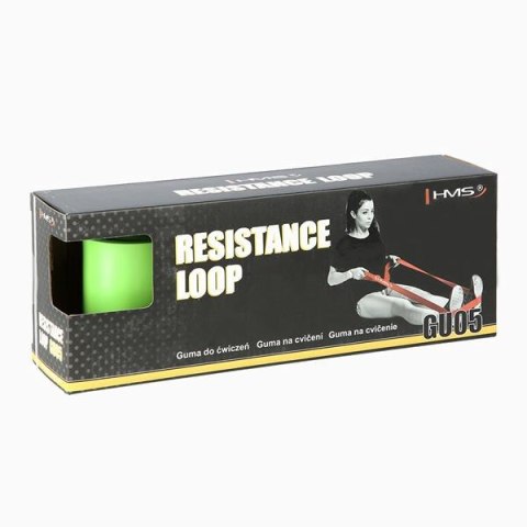 HMS GU05 LIME 83 x 4.5 x 2080 MM GUMA DO ĆWICZEŃ HMS