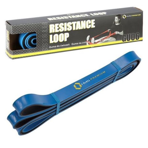 HMS GU06 NIEBIESKO-CZARNA 21 x 5 x 2250 MM GUMA DO ĆWICZEŃ HMS