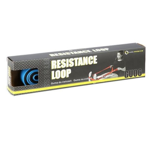 HMS GU06 NIEBIESKO-CZARNA 21 x 5 x 2250 MM GUMA DO ĆWICZEŃ HMS