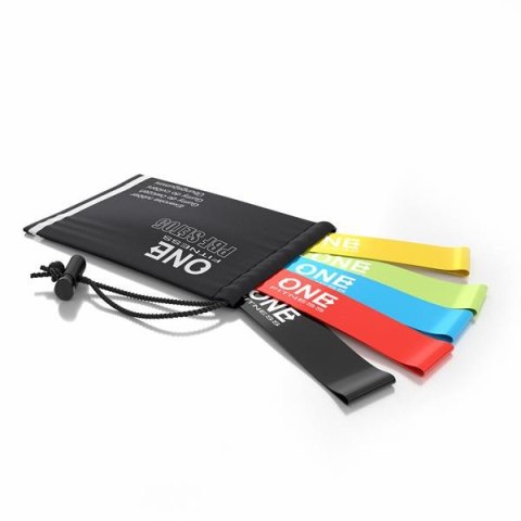 ONE FITNESS PBF SET05 SLIM ZESTAW GUM DO ĆWICZEŃ ONE FITNESS