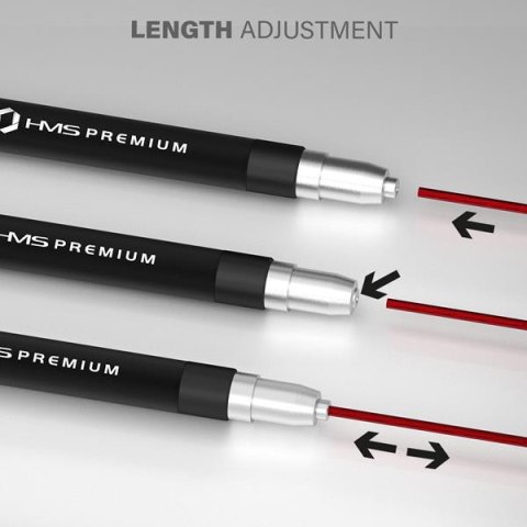 HMS PREMIUM SK60 BLACK/RED SZYBKA SKAKANKA HMS PREMIUM