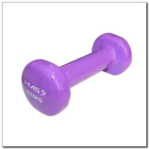 HMS 17023 CIĘŻAREK ŻELIWNY POKRYTY WINYLEM 0.75 KG HMS