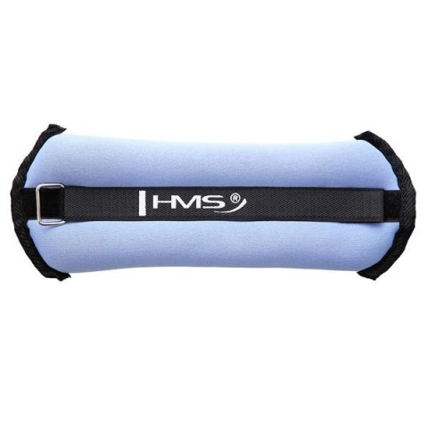 HMS OB04 BLUE OBCIĄŻNIKI DO ĆWICZEŃ NA KOSTKI I NADGARSTKI 2 x 1KG HMS