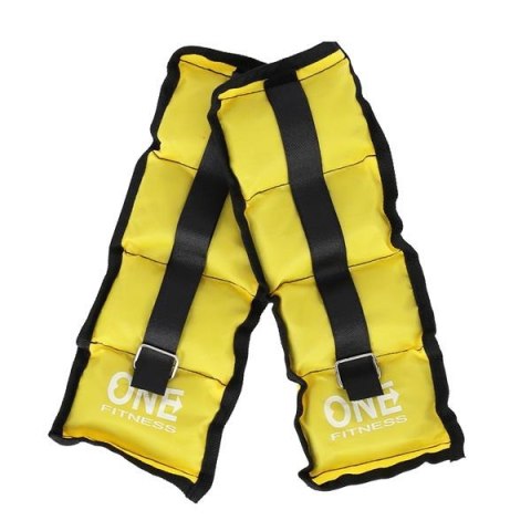 ONE FITNESS WW02 YELLOW OBCIĄŻNIKI 2 x 1.5 KG ONE FITNESS