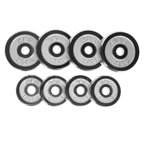 HMS STC20 SZTANGIELKI REGULOWANE W WALIZCE CHROMOWANE 20KG HMS