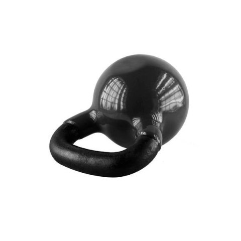 HMS KNV04 BLACK KETTLEBELL ŻELIWNY POKRYTY WINYLEM HMS
