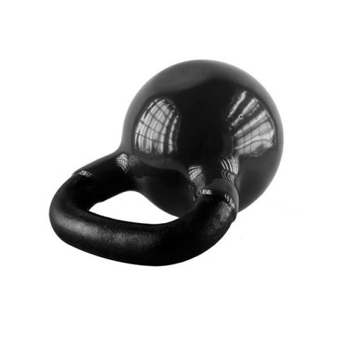 HMS KNV08 BLACK KETTLEBELL ŻELIWNY POKRYTY WINYLEM HMS