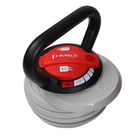 HMS KR40 KETTLEBELL REGULOWANY 40 LBS HMS