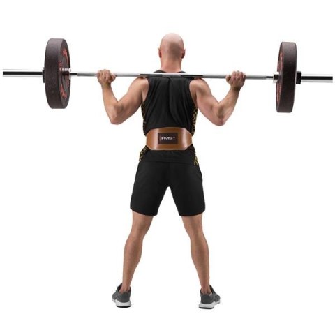 HMS PA3998 BROWN ROZM. S PAS DO ĆWICZEŃ SIŁOWYCH HMS