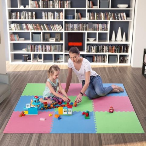 ONE FITNESS MP10 MATA PUZZLE MULTIPACK GREEN-BLUE-RED 9 ELEMENTÓW 10MM ONE FITNESS