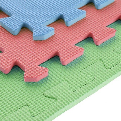 ONE FITNESS MP10 MATA PUZZLE MULTIPACK GREEN-BLUE-RED 9 ELEMENTÓW 10MM ONE FITNESS