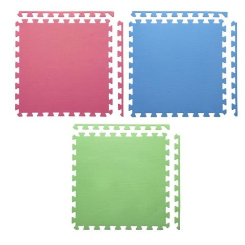 ONE FITNESS MP10 MATA PUZZLE MULTIPACK GREEN-BLUE-RED 9 ELEMENTÓW 10MM ONE FITNESS