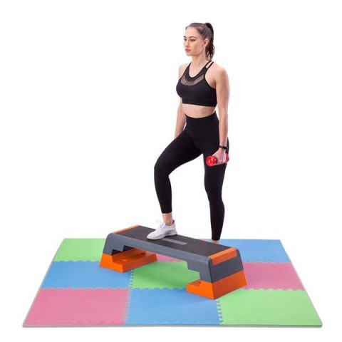 ONE FITNESS MP10 MATA PUZZLE MULTIPACK GREEN-BLUE-RED 9 ELEMENTÓW 10MM ONE FITNESS