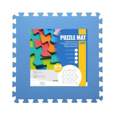 ONE FITNESS MP10 MATA PUZZLE MULTIPACK GREEN-BLUE-RED 9 ELEMENTÓW 10MM ONE FITNESS