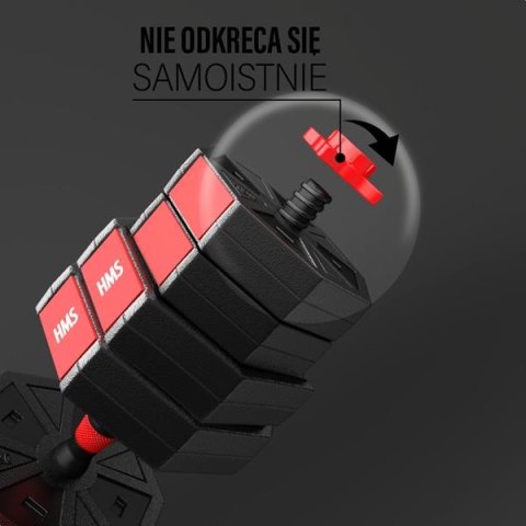 HMS SGC40 SZTANGIELKI-SZTANGA KOMPOZYT 40 KG HMS