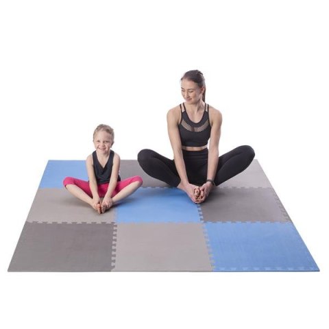 ONE FITNESS MP10 MATA PUZZLE MULTIPACK BLUE-GREY 9 ELEMENTÓW 10MM ONE FITNESS