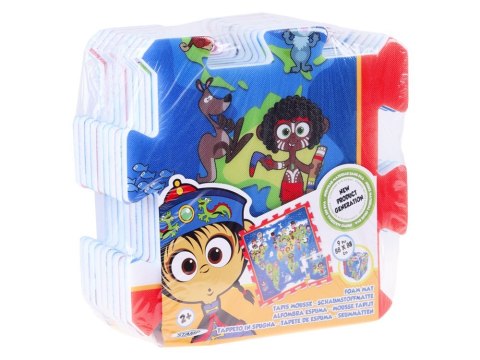 Piankowe puzzle Dzieci Świata mata do zabawy 93x93cm ZA3149