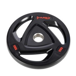 HMS TOX15 CZARNY TALERZ OLIMPIJSKI OGUMOWANY 15 KG HMS