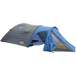 Namiot turystyczny 4 Osobowy Cool czarno-niebieski Enero Camp